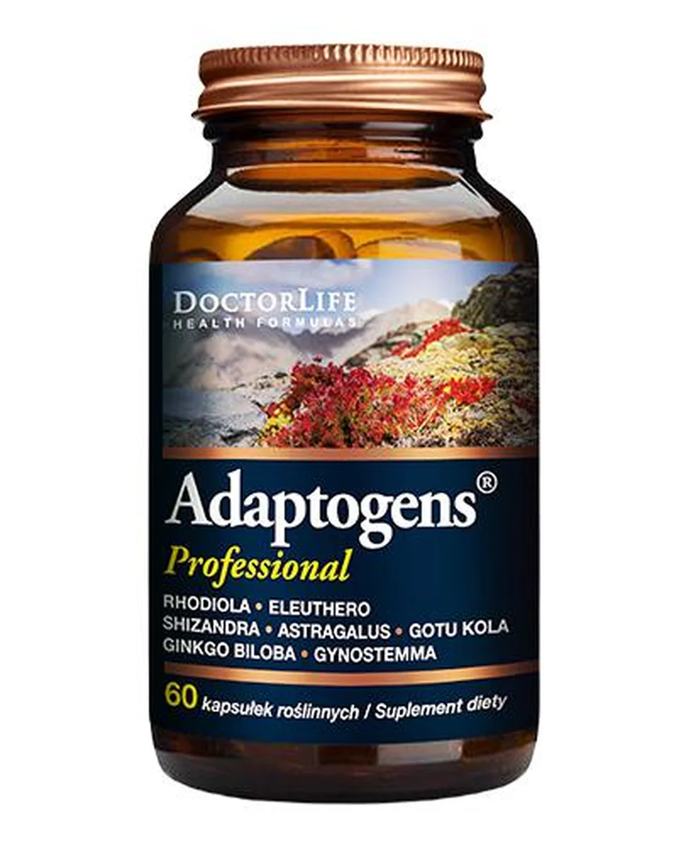 Doctor Life Asian Adaptogens, kapsułki, 60 sztuk - melisa.pl
