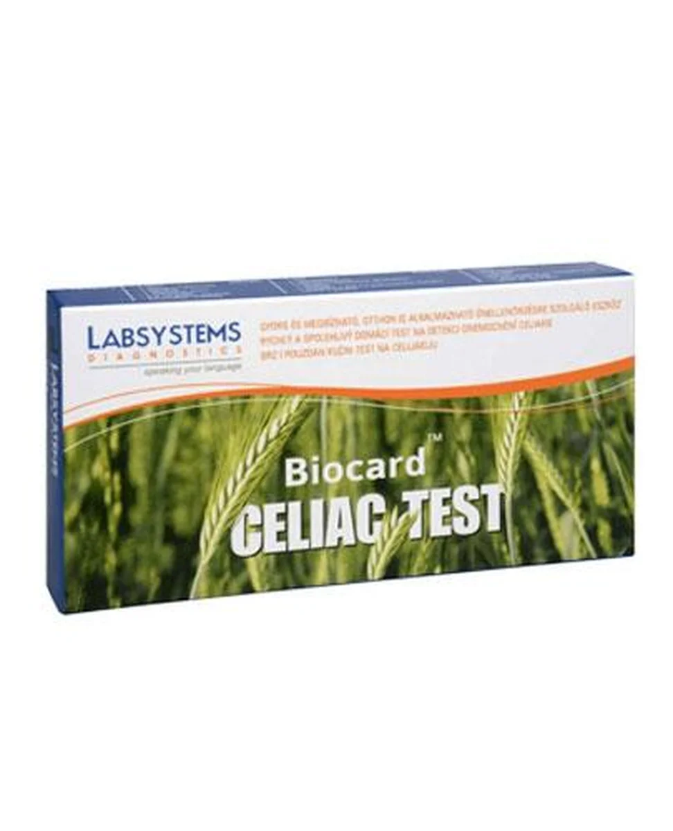 Biocard Celiac Test do diagnozowania celiakii 1 sztuka - wapteka.pl