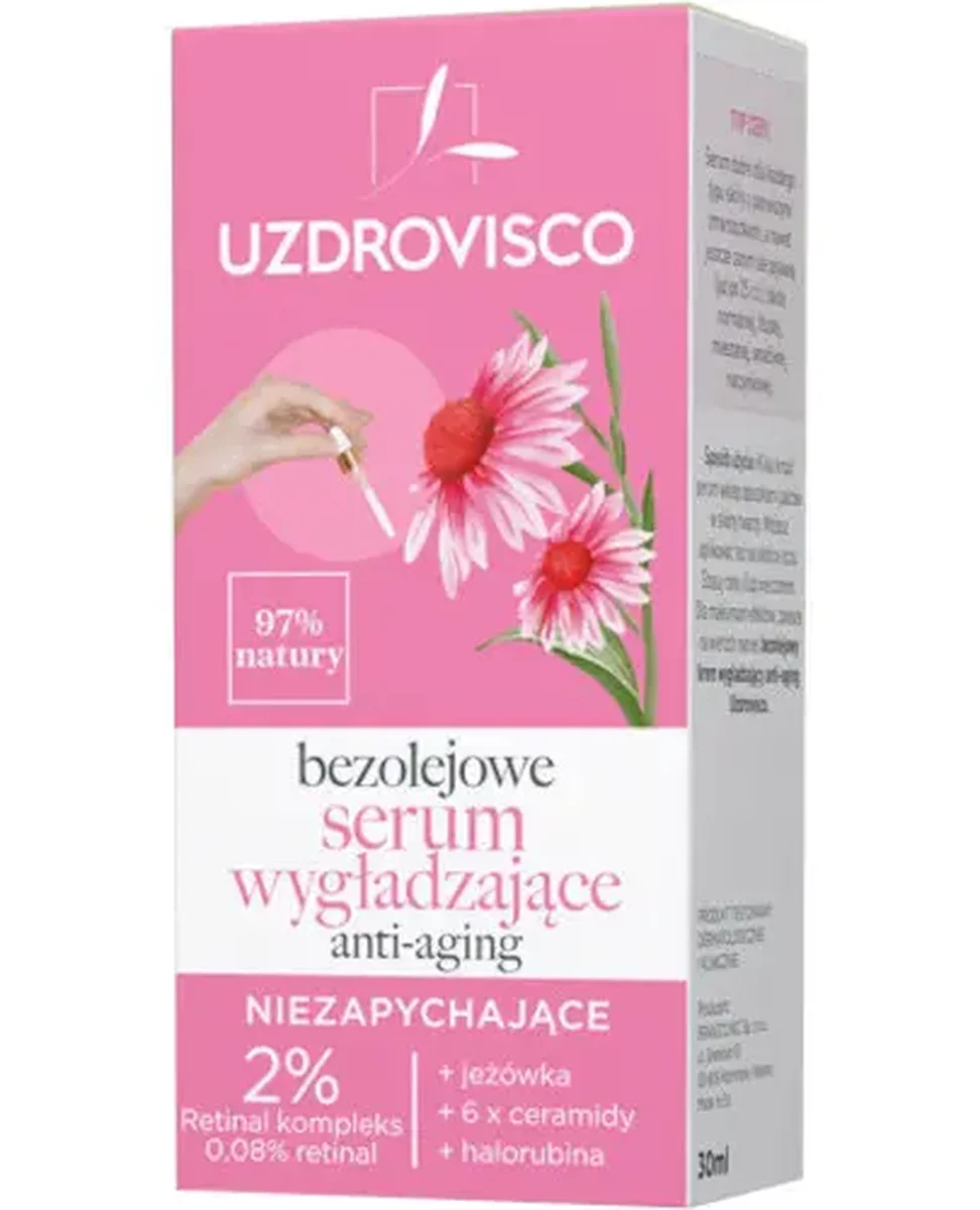 Uzdrovisco bezolejowe serum wygładzające anti-anging 30 ml