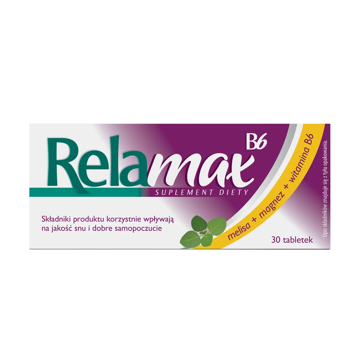 Relamax B6 30 tabletek - wapteka.pl