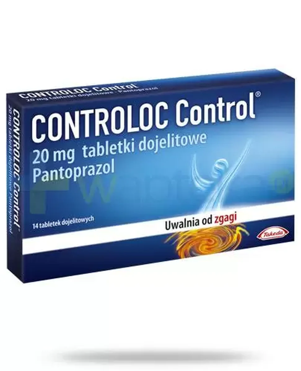 Controloc Control 20mg 14 tabletek - melisa.pl