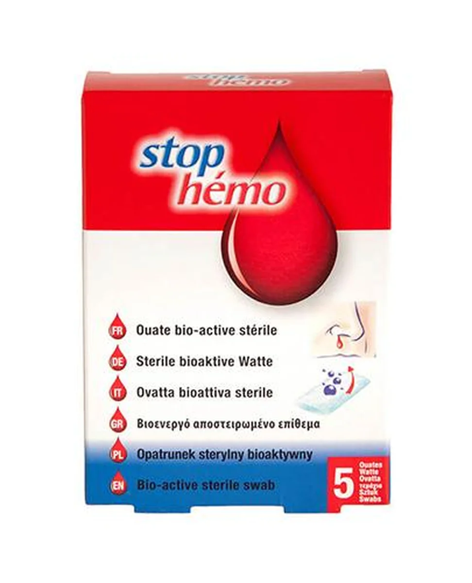 Stop Hemo opatrunek sterylny bioaktywny, 5 sztuk - wapteka.pl
