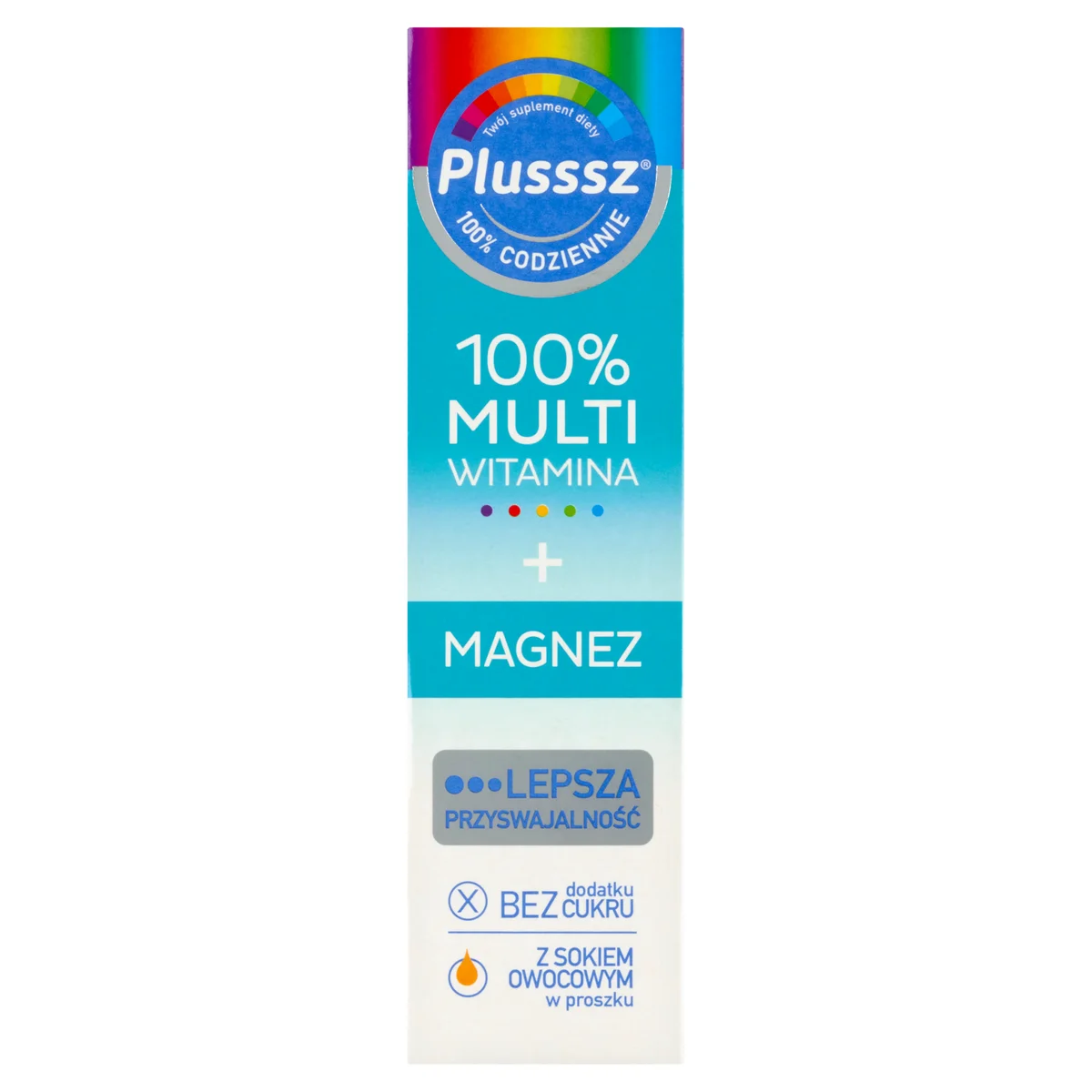 Plusssz 100% Multiwitamina + Magnez, 20 tabletek musujących - melisa.pl